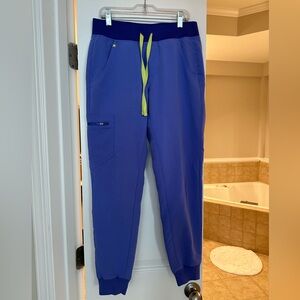 figs zamora jogger scrub pants in blueberry